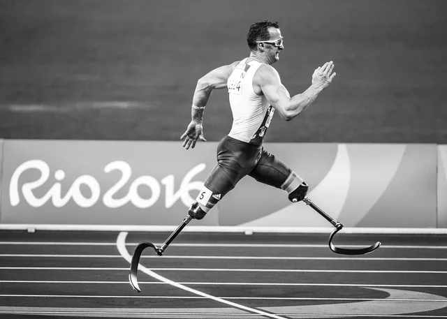 action, adult, paralympics, prosthetic, athlete, champion, competition, disability, disabled, fast, man, motion, person, race, recreation, run, skill, sport, stadium, track, track and field, monochrome, black and white, action, action, action, action, action, paralympics, athlete, champion, disability, disability, disability, disabled, race, race, run, run, run, run, sport, sport, sport. Small homes still have room for the right mobility equipment
